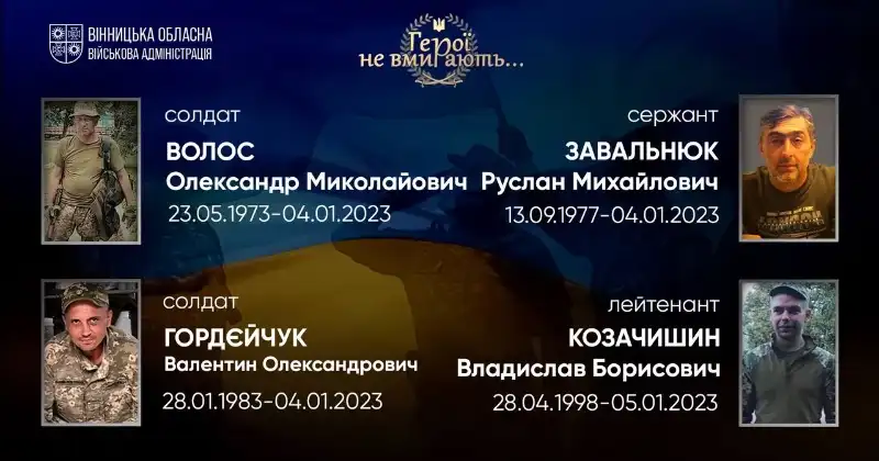 На Вінниччині вшанували пам’ять полеглих захисників-земляків